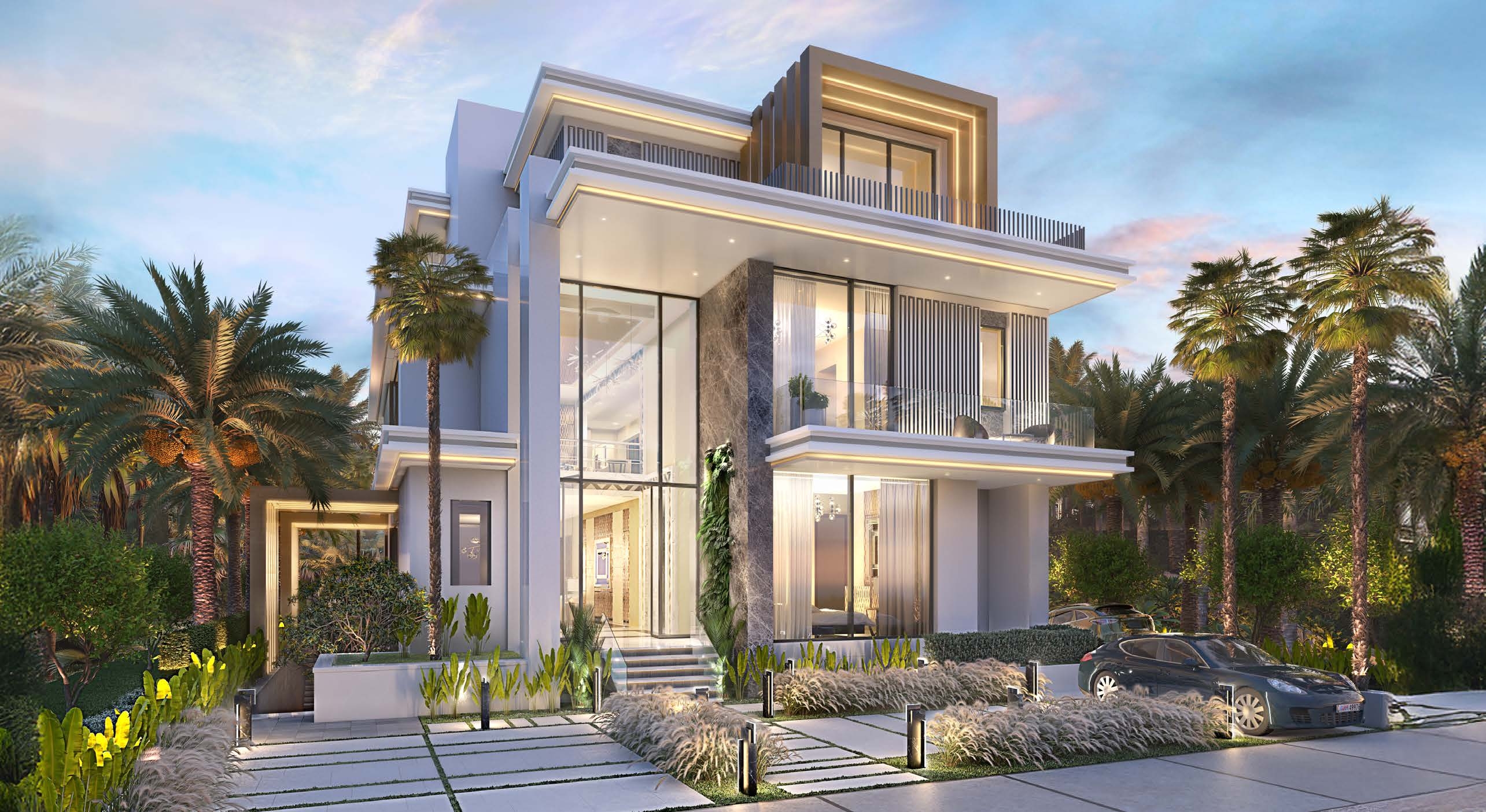 Modern house exterior